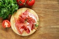 Smoked Parma ham Royalty Free Stock Photo