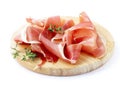 Smoked Parma ham Royalty Free Stock Photo