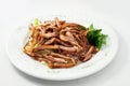 The smoked pig ears Royalty Free Stock Photo