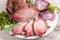 Smoked pork loin Royalty Free Stock Photo