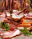 Smoked pork meat Royalty Free Stock Photo