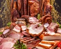 Smoked pork meat Royalty Free Stock Photo