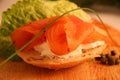 Smoked Salmon Appetizer Royalty Free Stock Photo