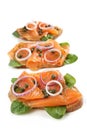 Smoked Salmon Appetizer Royalty Free Stock Photo