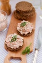 Smoked Salmon, Cream Cheese, Dill and Horseradish Pate on Slices