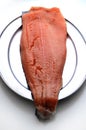 Smoked salmon fillet Royalty Free Stock Photo