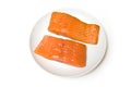 Smoked salmon fillets Royalty Free Stock Photo