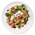 Smoked Salmon Salad with Potato Rosti