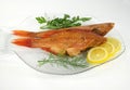 Smoked salwater red fish Royalty Free Stock Photo
