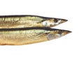 Smoked Saury Royalty Free Stock Photo