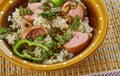 Smoked Sausage Cajun Dirty Brown Rice