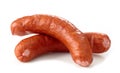 Smoked sausages Royalty Free Stock Photo