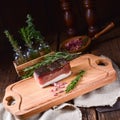 Smoked South Tyrolean bacon Royalty Free Stock Photo