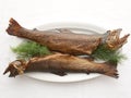 Smoked trout Royalty Free Stock Photo