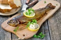Smoked trout Royalty Free Stock Photo