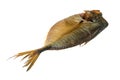 Smoked Vomer fish, on a white background, isolated Royalty Free Stock Photo