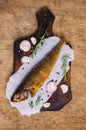 Smoked whole fish Royalty Free Stock Photo
