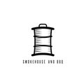 Smokehouse and bbq vector concept