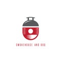 Smokehouse and bbq vector concept