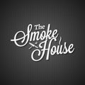 Smokehouse vintage lettering on black background Royalty Free Stock Photo