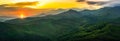 Smokey Mountains Sunset Royalty Free Stock Photo