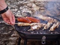 Smokin' BBQ Royalty Free Stock Photo