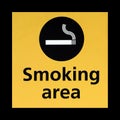 Smoking Area Royalty Free Stock Photo