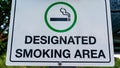 Smoking Area Sign Royalty Free Stock Photo