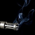 Smoking barrel Royalty Free Stock Photo