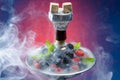 Smoking Berry hookah Royalty Free Stock Photo