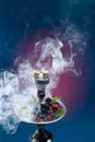 Smoking Berry hookah Royalty Free Stock Photo