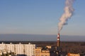 Smoking chimney