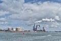 Smoking chimney in rotterdam