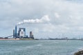 Smoking chimneys in rotterdam