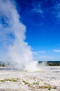 Smoking Geyser in Yellowstone