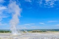 Smoking Geyser in Yellowstone