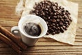 Smoking hot coffee Royalty Free Stock Photo