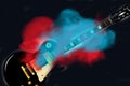 Smoking Hot Guitar Royalty Free Stock Photo