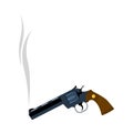 Smoking Revolver Icon