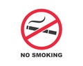 smoking sign vector illustration design Royalty Free Stock Photo