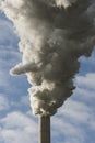 Smoking stack of power plant Royalty Free Stock Photo