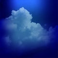 Smoky clouds  blue color mixture effects texture background wallpaper. Royalty Free Stock Photo