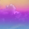 Smoky clouds blurry pink and purple sky color mixture effects texture background wallpaper. Royalty Free Stock Photo