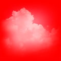 Smoky clouds  red color mixture effects texture background wallpaper. Royalty Free Stock Photo