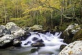 Smoky Mountain Fall Stream Royalty Free Stock Photo