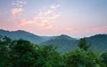 Smoky Mountain sunrise Royalty Free Stock Photo