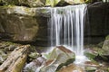 Smoky Mountain Waterfall Royalty Free Stock Photo