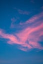 Smoky pink clouds