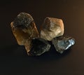 Smoky quartz crystal Royalty Free Stock Photo