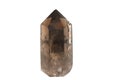 Smoky Quartz Crystal Point Gemstone on White Background Royalty Free Stock Photo